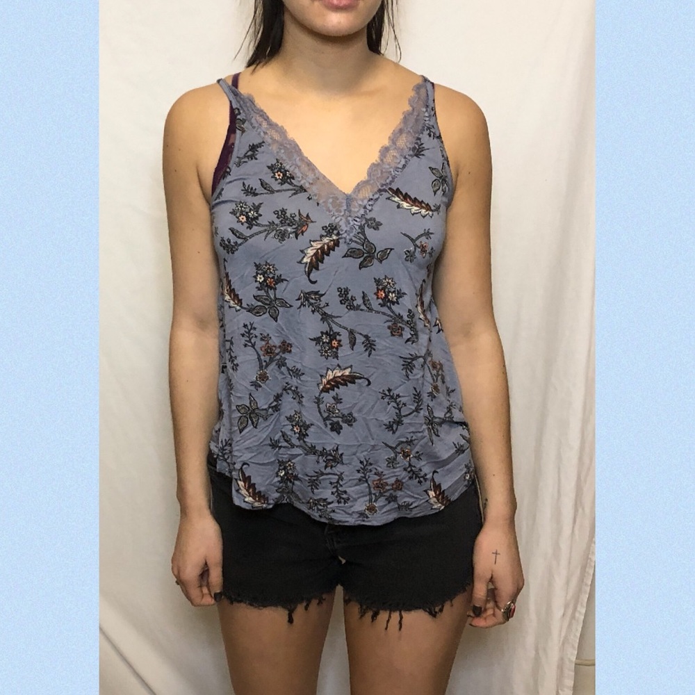 floral loose top